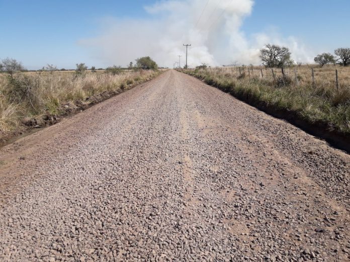 Ripio balneario empedrado